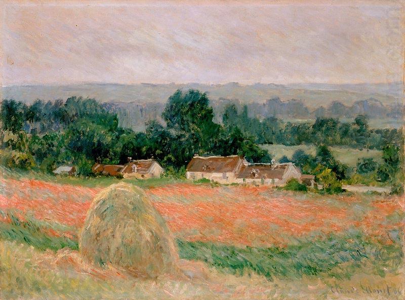 Haystack at Giverny, Claude Monet